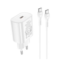 شارژر دیواری هوکو مدل N22 PD 25W به همراه کابل تبدیلUSB-C با گارانتی شرکتی