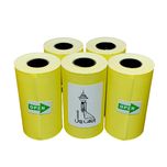 لیبل حرارتی زرد پایتخت رول مدل LA3Y بسته 5 عددی