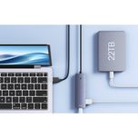 هاب 5 پورت USB 3.0 باسئوس مدل BS-OH080 15cm (گارانتی 24 ماهه آونگ)