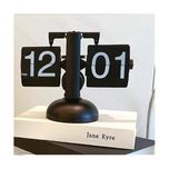 ساعت رومیزی مدل ورقه ای Flip Clock مشکی
