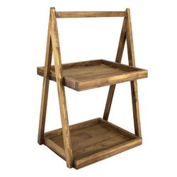 استندچوبی رومیزی مدل دو طبقه کد 052