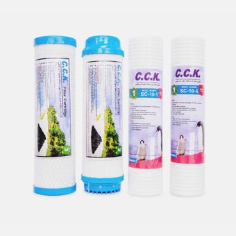 فیلتر دستگاه تصفیه آب خانگی سی سی کا مدل RO-NSF مجموعه 4 عددی