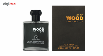 ادو پرفیوم مردانه ریو کالکشن مدل Rio Wood Black حجم 100ml
