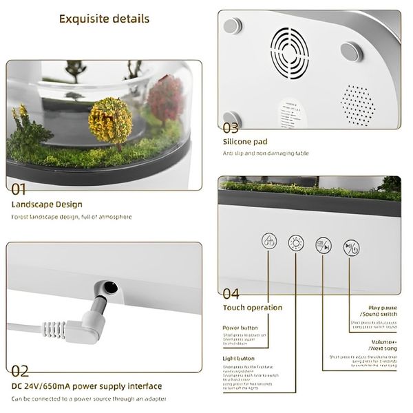 دستگاه بخور و رطوبت ساز سرد مدل جنگل