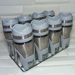 ست جا ادویه 9 پارچه کاپریس مدل فلورا کد GSG