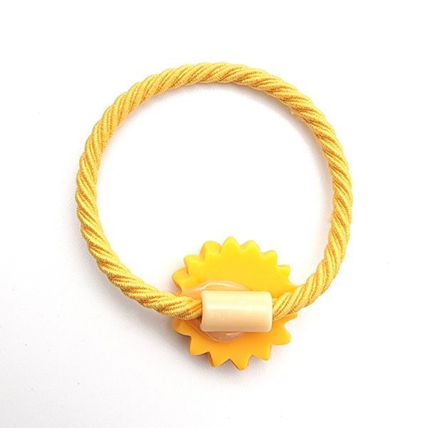 کش مو زنانه مدل گل آفتابگردان کد KSH726-S بسته 3 عددی