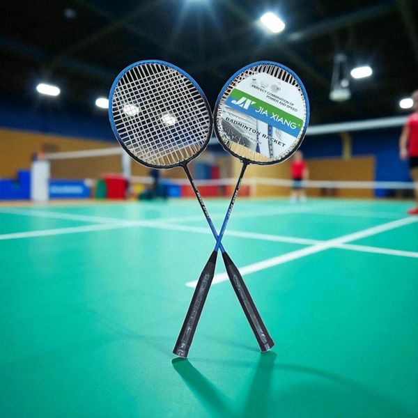 راکت بدمینتون مدل JX کد 01 مجموعه 2 عددی