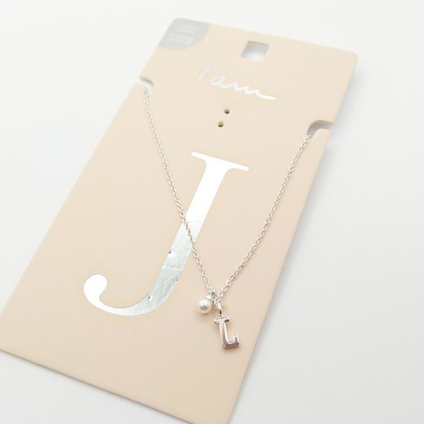 گردنبند زنانه آی ام مدل حرفL