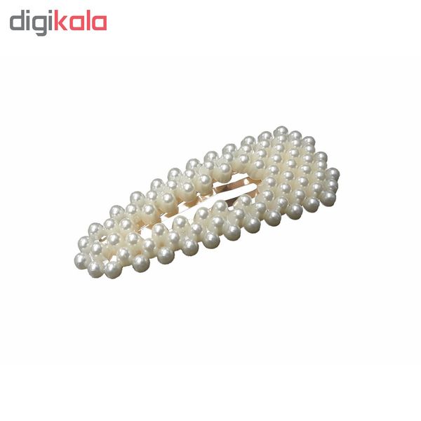 گیره مو کیمیا طرح مروارید کد 1024 سایز 95A