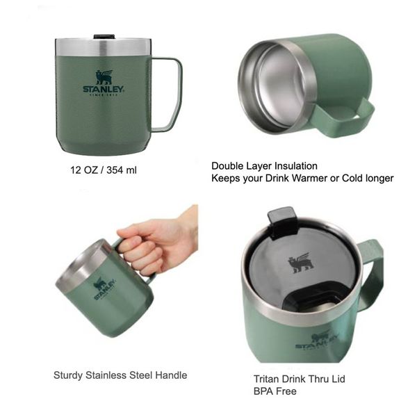 ماگ سفری استنلی مدل CLASSIC LEGENDARY کد F2021 گنجایش 0.350 لیتر