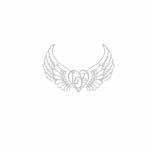 برچسب بدنه خودرو رادیانس طرح LoveFly کد B49