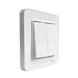 کلید دو پل ایران الکتریک مدل ارس بسته دو عددی