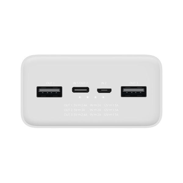 پاوربانک 18 وات شیائومی اصلی مدل Mi PB3018ZM ظرفیت 30000 میلی آمپر ساعت