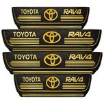 برچسب پارکابی خودرو مهدیار طرح چرم کد pkT108 مناسب برای تویوتا rav4 بسته 4 عددی