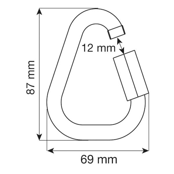 کارابین کمپ مدل Delta Quick Links 10mm F2022