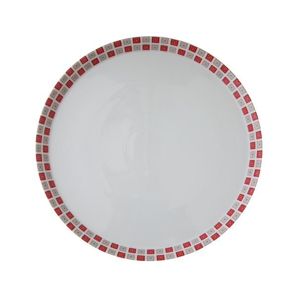 بشقاب غذاخوری زی مدل فرم اس 27 روشان درجه عالی بسته 3 عددی