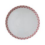 بشقاب غذاخوری زی مدل فرم اس 27 روشان درجه عالی بسته 3 عددی