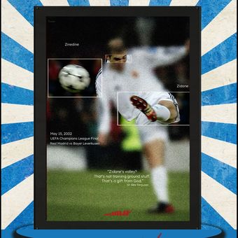 پوستر زیدان Zidane