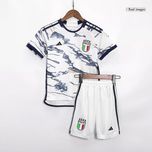 ست تیشرت و شلوارک ورزشی پسرانه مدل ایتالیا Away 2024