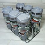 ست جا ادویه 7 پارچه کاپریس مدل فلورا کد 07