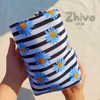 باکس پارچه‌ای بابونه راه راه سایز بزرگ