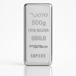 شمش نقره 500 گرمی زیوتو