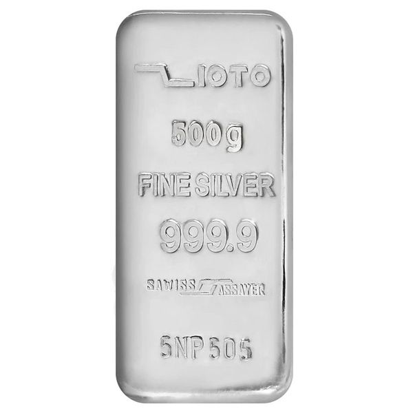 شمش نقره 500 گرمی زیوتو