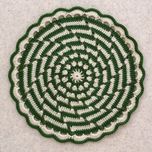 زیر بشقابی دستبافت شاهو مدل Avenelle