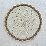 زیر بشقابی دستبافت شاهو مدل Avenelle