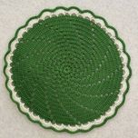 زیر بشقابی دستبافت شاهو مدل Avenelle