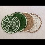 زیر بشقابی دستبافت شاهو مدل Avenelle