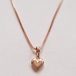 گردنبند زنانه ژوپینگ مدل قلب آینه ای