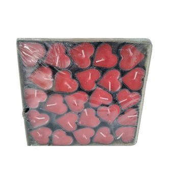 شمع وارمر مدل قلب بسته 50 عددی