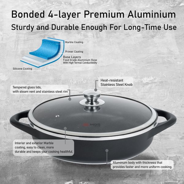 تابه ام جی اس کد 800176 سایز 32