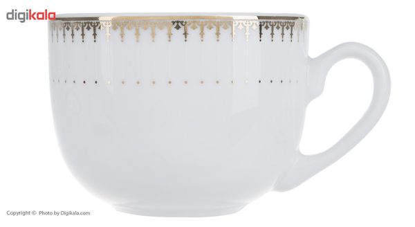 سرویس غذا خوری 102 پارچه چینی زرین ایران سری ایتالیا اف مدل Sepidar درجه عالی