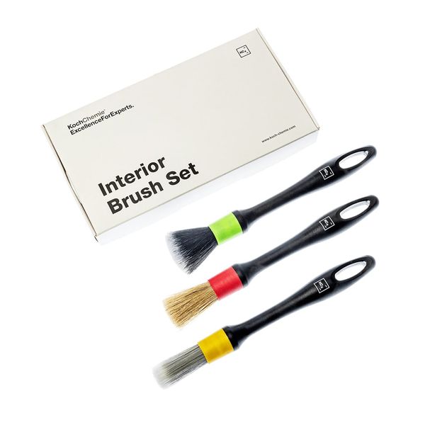 برس دیتیلینگ کخ شیمی مدل Interior Brush Set مجموعه 3 عددی