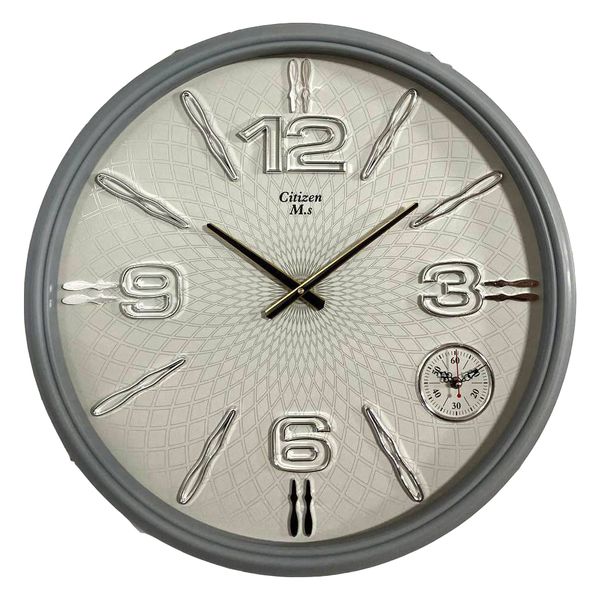 ساعت دیواری سیتی زن طرح هاشور کد ms