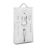 شارژر فندکی ترانیو مدل C11 به همراه کابل تبدیل USB به لایتنینگ