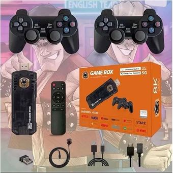 اندروید تیوی و کنسول بازی پرتابل مدل  plus game Stick 8k