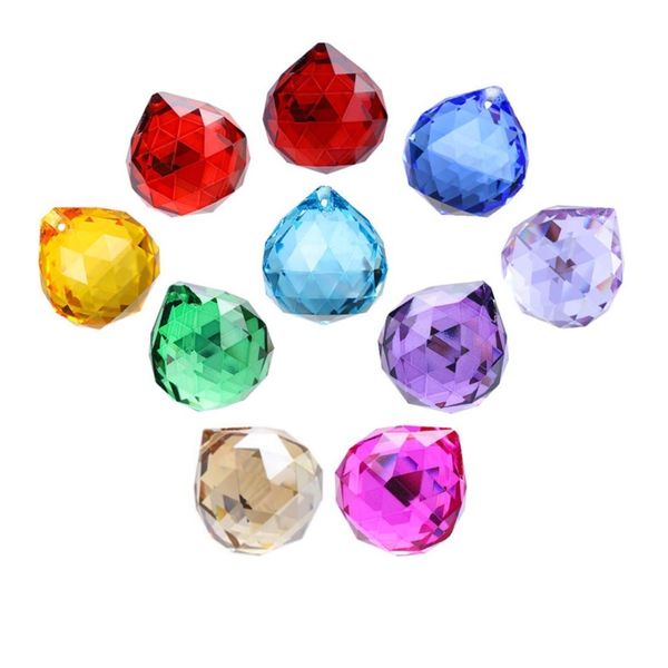 کریستال لوستر مدل گوی رنگی مجموعه 10 عددی*326