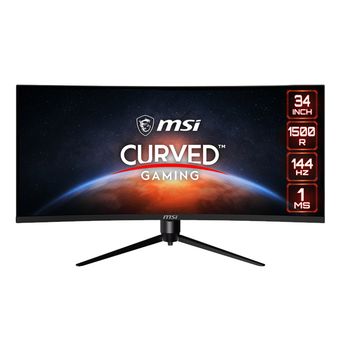 مانیتور خمیده گیمینگ 34 اینچ ام اس آی مدل Optix MAG342CQR، رزولوشن UltraWide Quad HD