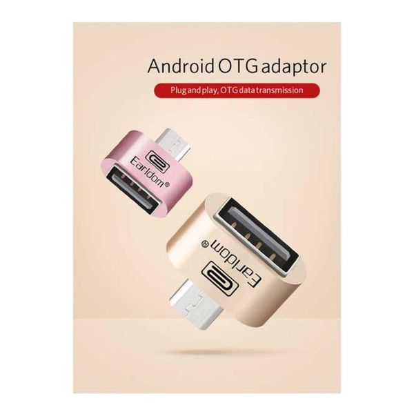 مبدل OTG USB به microUSB ارلدام مدل ET-OT01