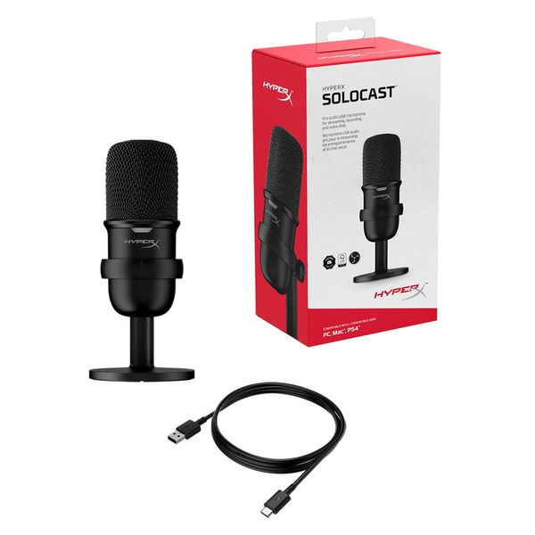Microphone HyperX SoloCast Black