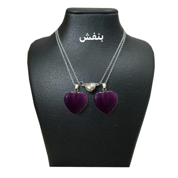گردنبند قلب سنگی