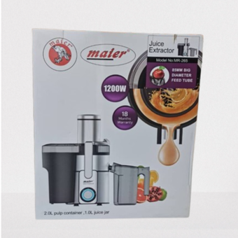 آب میوه گیری تک کاره مایر مدل MR-265