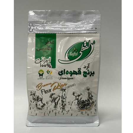 آرد برنج قهوه ای ارگانیک لفظی 500 گرم