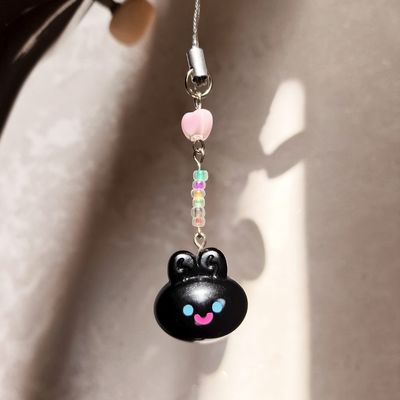 آویز گوشی خرگوش مشکی