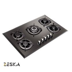 اجاق گاز توکار 5 شعله شیشه ای زسکا مدل G30