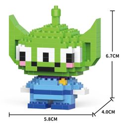 لگو فیگور ساختنی 223تکه بریکس مدل آدم فضایی