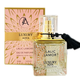ادکلن مینی لالیک لامور برند لاکچری آکوا LUXURY AQUA حجم 30 میل